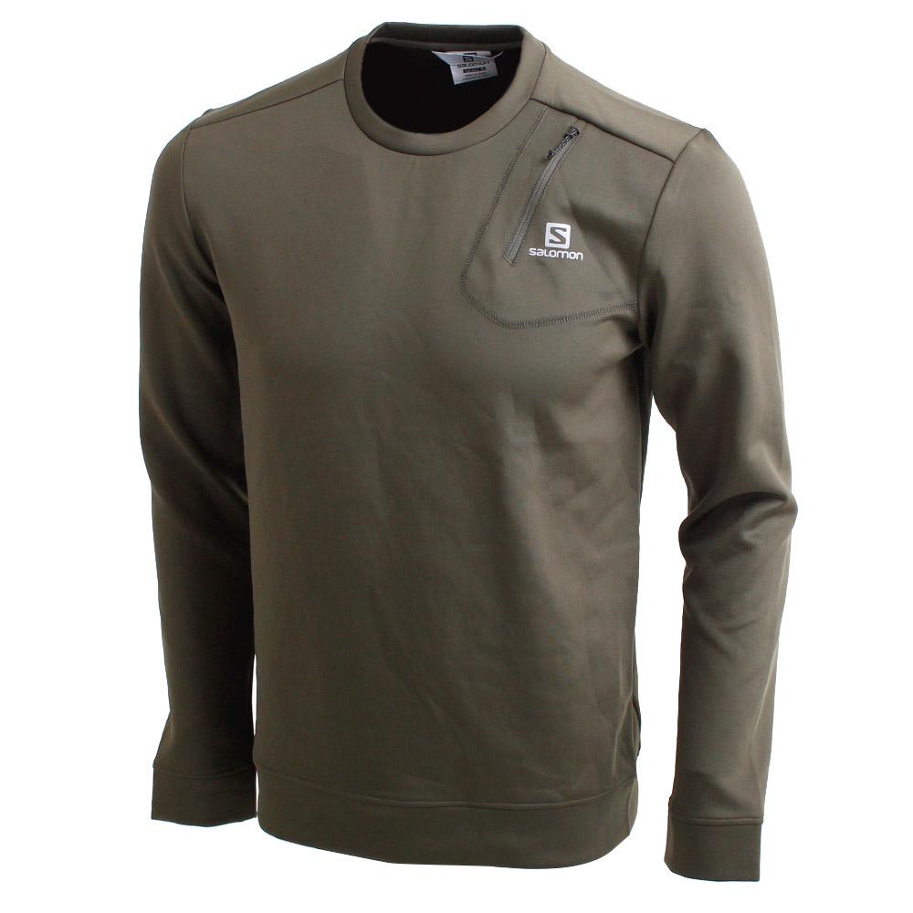 Salomon ECHO M - Mens Pullover - Olive - NZ (58172-QFZV)